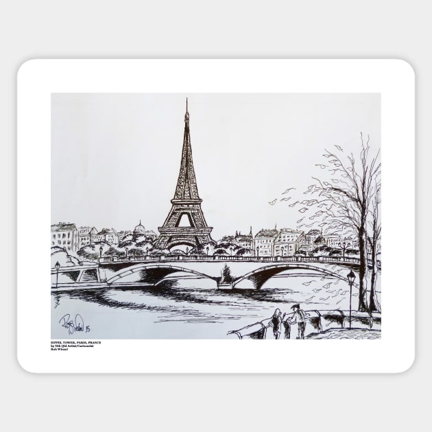 EIFFEL TOWER Sticker by ROB51